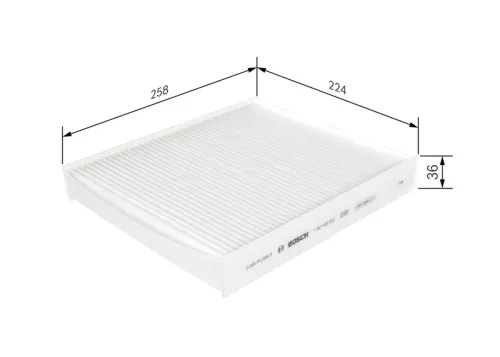 BOSCH Filter, cabin air (1987435002)