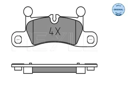 MEYLE Brake Pad Set, disc brake (0252472116)