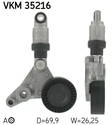Belt Tensioner, V-ribbed belt