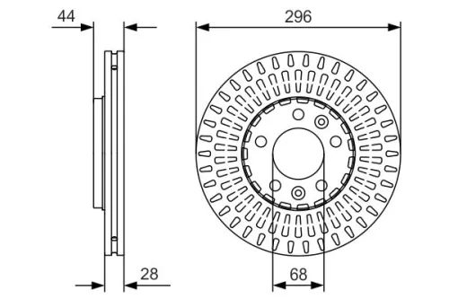 BOSCH Brake Disc (0986479D30)
