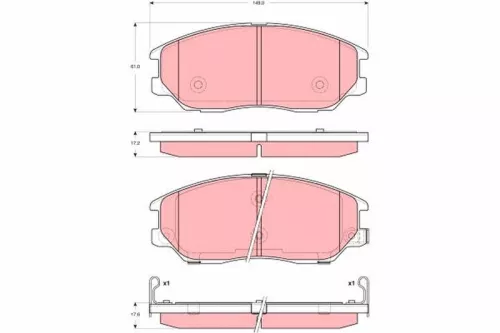 Brake Pad Set, disc brake