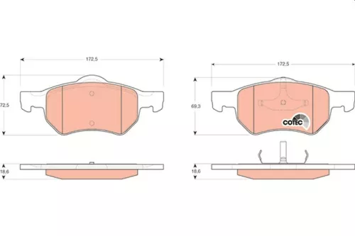 Brake Pad Set, disc brake