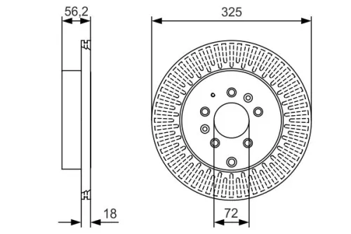 BOSCH Brake Disc (0986479C30)