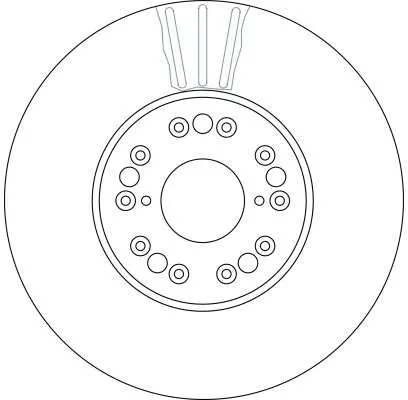 TRW Brake Disc (DF4182S)