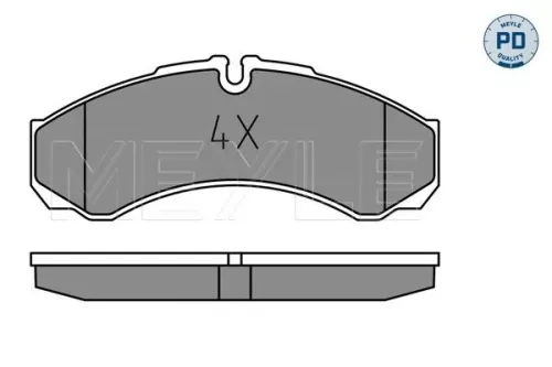 MEYLE Brake Pad Set, disc brake (0252912120/PD)