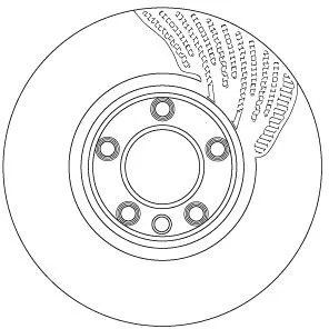 TRW Brake Disc (DF6697S)