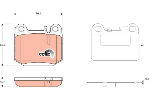 Brake Pad Set, disc brake