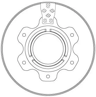 TRW Brake Disc (DF6743S)