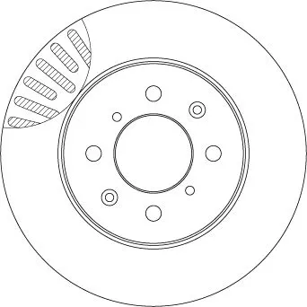 TRW Brake Disc (DF4825)