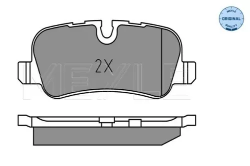 MEYLE Brake Pad Set, disc brake (0252419217)