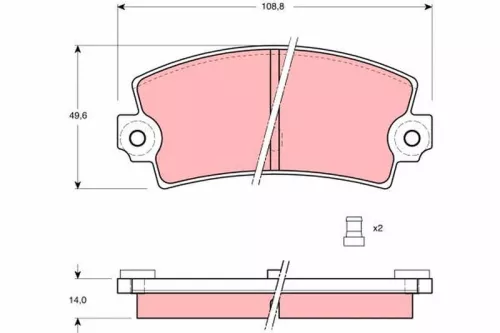 Brake Pad Set, disc brake