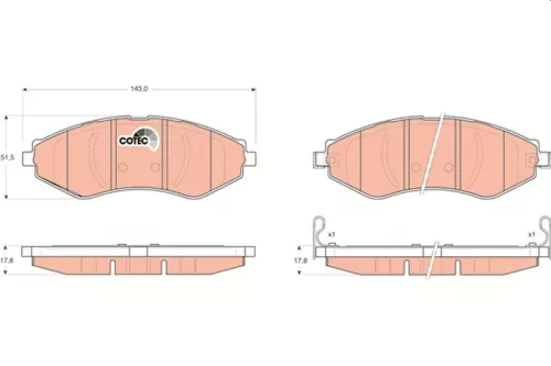 Brake Pad Set, disc brake