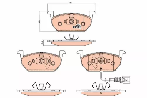 Brake Pad Set, disc brake