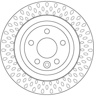 TRW Brake Disc (DF6387)