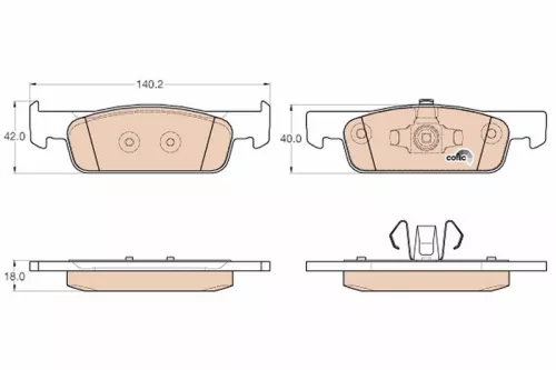 Brake Pad Set, disc brake