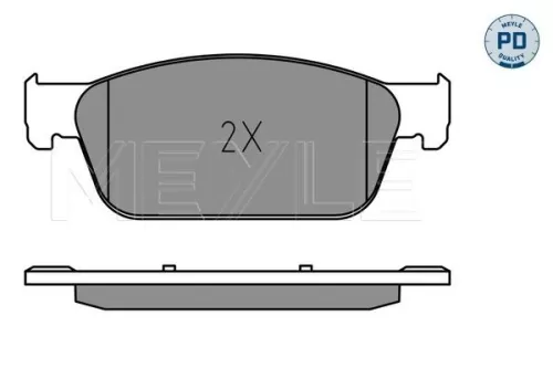 MEYLE Brake Pad Set, disc brake (0252462318/PD)