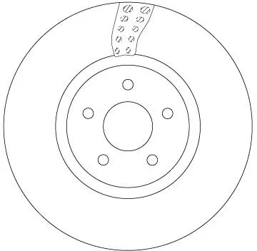 TRW Brake Disc (DF6662S)