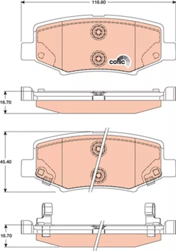 Brake Pad Set, disc brake