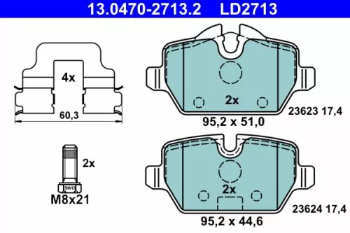 Brake Pad Set, disc brake