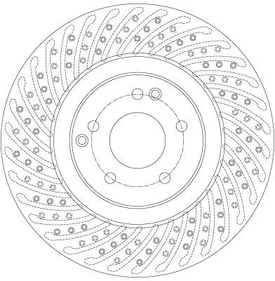 TRW Brake Disc (DF6153S)