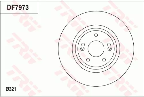 TRW Brake Disc (DF7973)