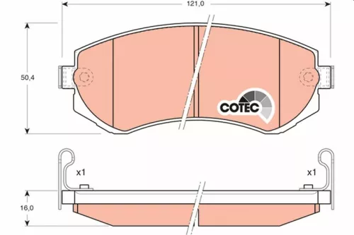 Brake Pad Set, disc brake