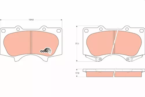 Brake Pad Set, disc brake
