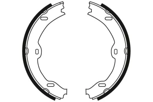 TRW Brake Shoe Set, parking brake (GS8721)