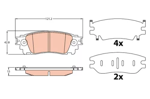 Brake Pad Set, disc brake