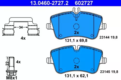 Brake Pad Set, disc brake