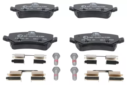 ATE Brake Pad Set, disc brake (13.0470-2722.2)