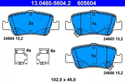 Brake Pad Set, disc brake