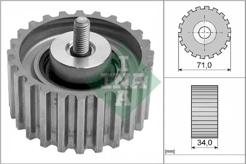 Deflection Pulley/Guide Pulley, timing belt