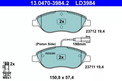 Brake Pad Set, disc brake