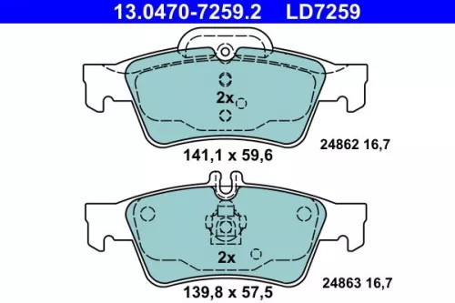 Brake Pad Set, disc brake
