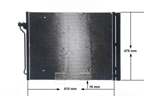 MAHLE Condenser, air conditioning (AC463000S)