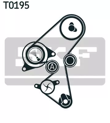 SKF Water Pump & Timing Belt Kit (VKMC03318)