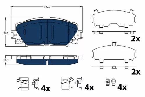 Brake Pad Set, disc brake