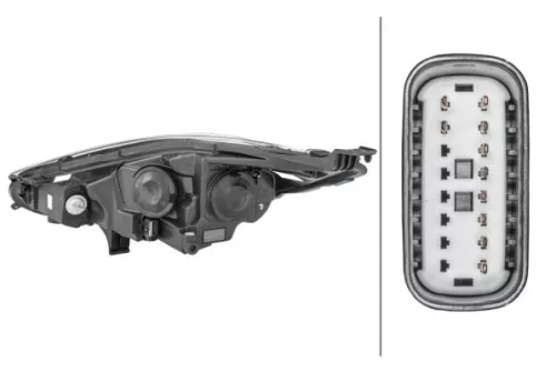 HELLA Headlight (1EE354803-021)