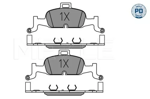 MEYLE Brake Pad Set, disc brake (0252240216/PD)