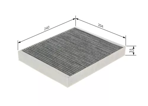 BOSCH Filter, cabin air (1987435575)