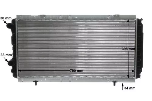MAHLE Radiator, engine cooling (CR33000S)
