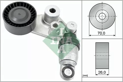Belt Tensioner, V-ribbed belt