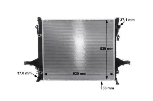 MAHLE Radiator, engine cooling (CR1191000S)