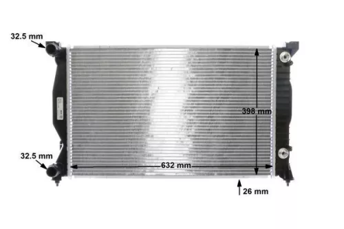 MAHLE Radiator, engine cooling (CR484000S)