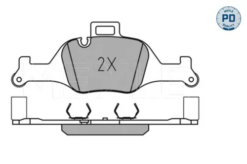 MEYLE Brake Pad Set, disc brake (0252590018/PD)