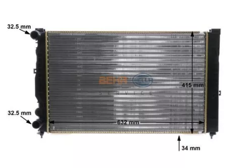 MAHLE Radiator, engine cooling (CR647000S)