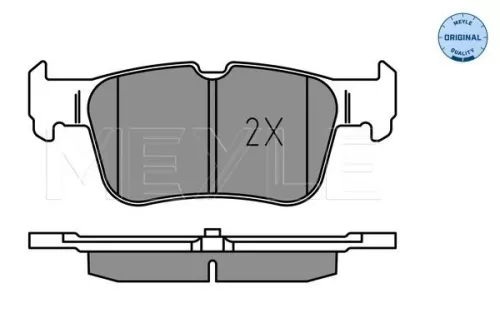 MEYLE Brake Pad Set, disc brake (0252223116)