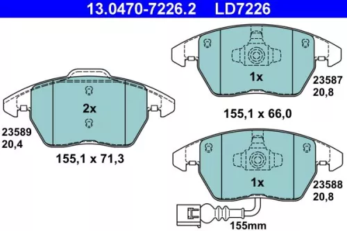 Brake Pad Set, disc brake