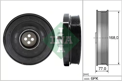 Belt Pulley, crankshaft
